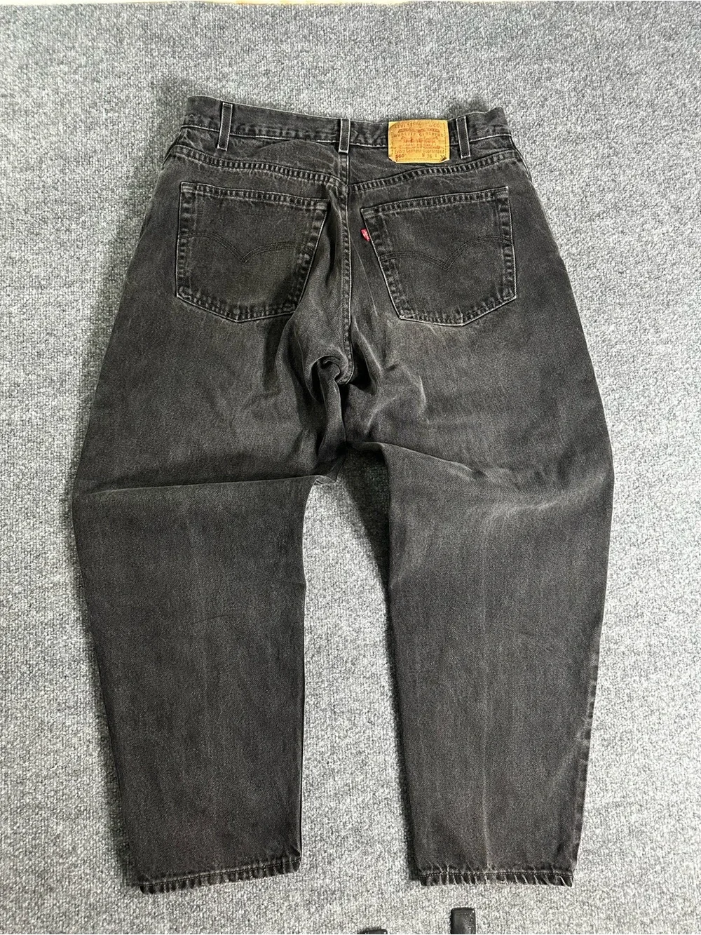 Vintage Levis 560 (1999) Black Men’s Denim Jeans 36X30